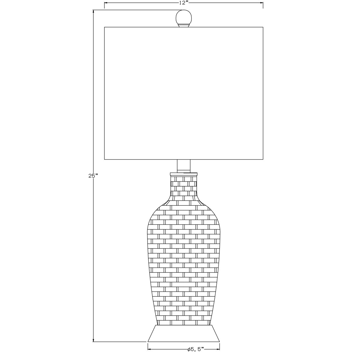 Mercer41 Bettzel 25" Red Table Lamp & Reviews Wayfair